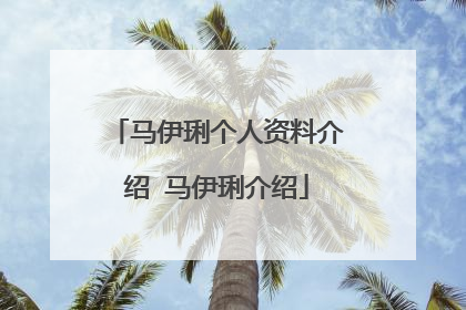 马伊琍个人资料介绍 马伊琍介绍