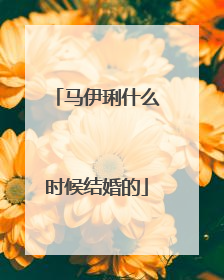 马伊琍什么时候结婚的