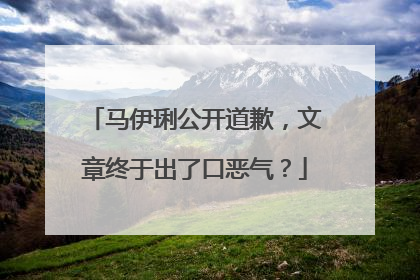 马伊琍公开道歉，文章终于出了口恶气？