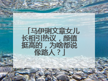 马伊琍文章女儿长相引热议，颜值挺高的，为啥都说像路人？