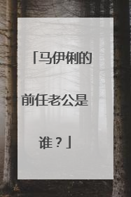 马伊俐的前任老公是谁？