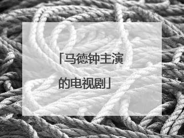 马德钟主演的电视剧