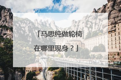 马思纯做轮椅在哪里现身?