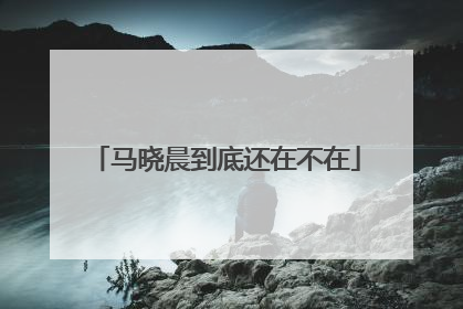 马晓晨到底还在不在