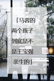 马蓉的两个孩子到底是不是王宝强亲生的