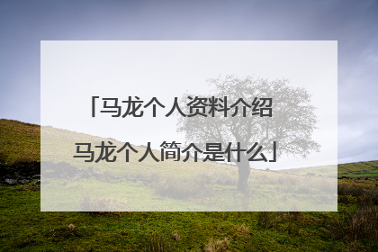 马龙个人资料介绍 马龙个人简介是什么