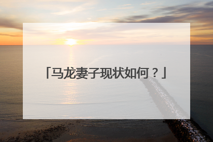 马龙妻子现状如何？