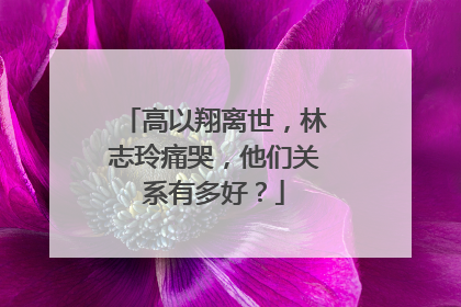 高以翔离世,林志玲痛哭,他们关系有多好?