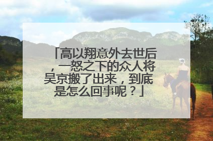 高以翔意外去世后，一怒之下的众人将吴京搬了出来，到底是怎么回事呢？