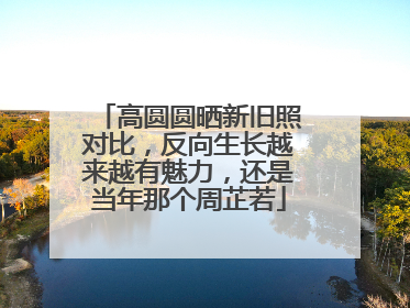 高圆圆晒新旧照对比,反向生长越来越有魅力,还是当年那个周芷若