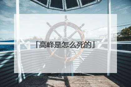 高峰是怎么死的