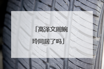 高泽文周婉玲同居了吗