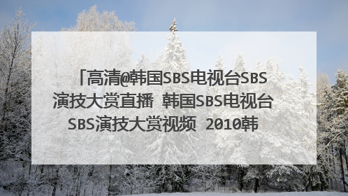 高清@韩国SBS电视台SBS演技大赏直播 韩国SBS电视台SBS演技大赏视频 2010韩国sbs演技大赏现场直播