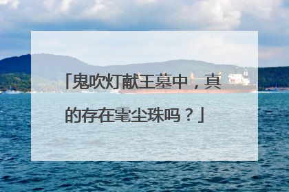 鬼吹灯献王墓中，真的存在雮尘珠吗？