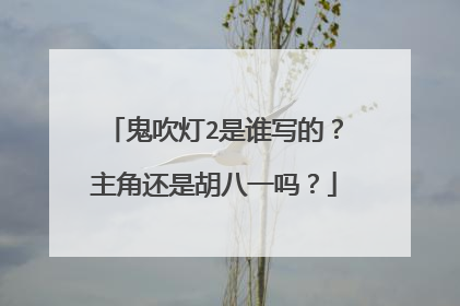 鬼吹灯2是谁写的？主角还是胡八一吗？