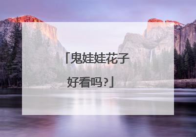 鬼娃娃花子好看吗?