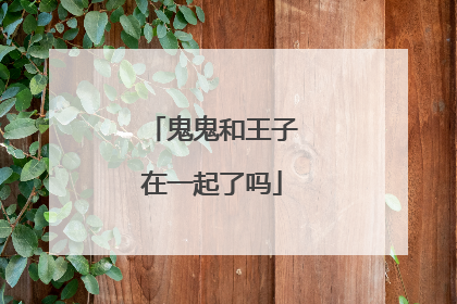 鬼鬼和王子在一起了吗