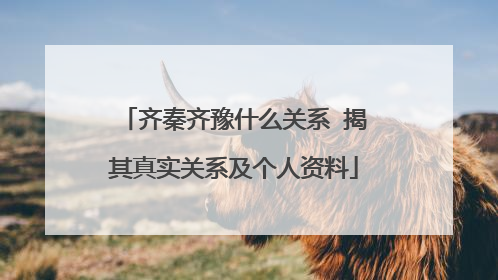 齐秦齐豫什么关系 揭其真实关系及个人资料