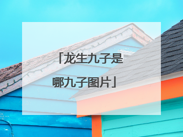 龙生九子是哪九子图片
