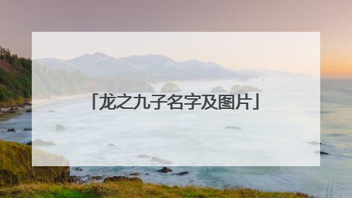 龙之九子名字及图片