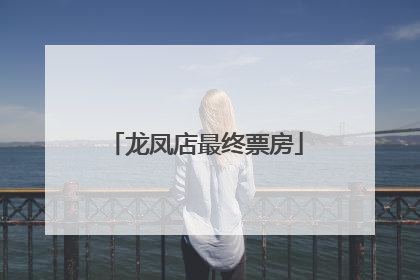 龙凤店最终票房