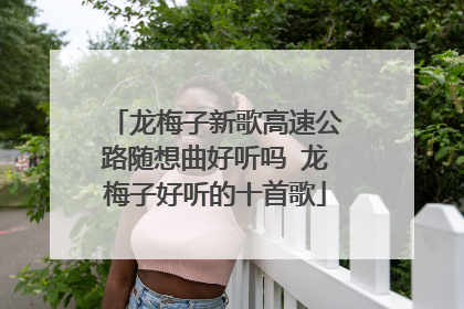 龙梅子新歌高速公路随想曲好听吗 龙梅子好听的十首歌