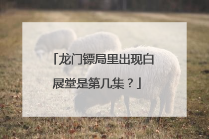 龙门镖局里出现白展堂是第几集?