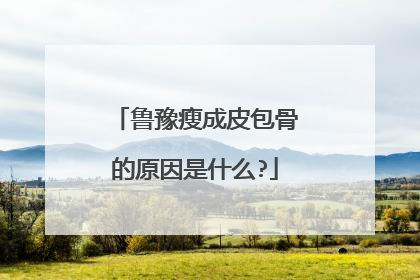 鲁豫瘦成皮包骨的原因是什么?