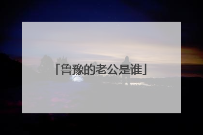 鲁豫的老公是谁