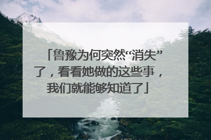 鲁豫为何突然“消失”了，看看她做的这些事，我们就能够知道了