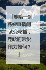 鹿晗一到薇娅直播间就变吃播，鹿晗的带货能力如何？