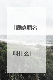 鹿晗原名叫什么