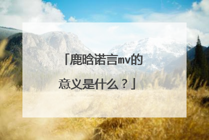 鹿晗诺言mv的意义是什么？