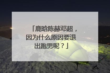 鹿晗陈赫邓超,因为什么原因要退出跑男呢?