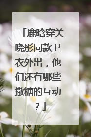鹿晗穿关晓彤同款卫衣外出，他们还有哪些撒糖的互动？