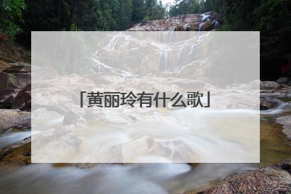 黄丽玲有什么歌