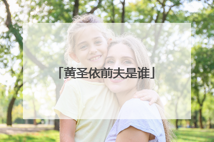 黄圣依前夫是谁