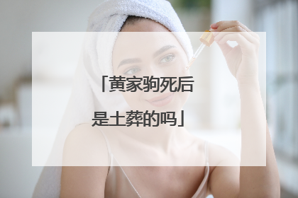 黄家驹死后是土葬的吗