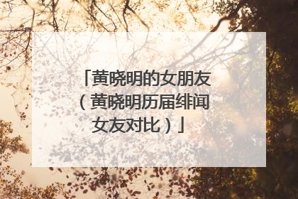 黄晓明的女朋友（黄晓明历届绯闻女友对比）