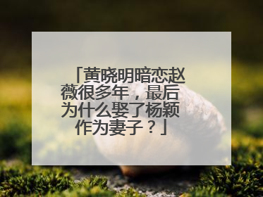 黄晓明暗恋赵薇很多年,最后为什么娶了杨颖作为妻子?