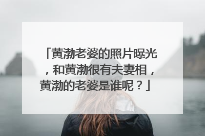 黄渤老婆的照片曝光，和黄渤很有夫妻相，黄渤的老婆是谁呢？