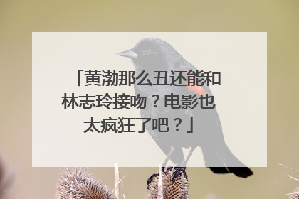 黄渤那么丑还能和林志玲接吻?电影也太疯狂了吧?