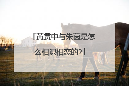 黄贯中与朱茵是怎么相识相恋的?