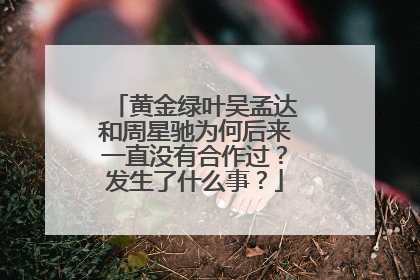 黄金绿叶吴孟达和周星驰为何后来一直没有合作过?发生了什么事?