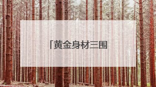 黄金身材三围尺寸是多少？