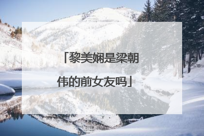 黎美娴是梁朝伟的前女友吗