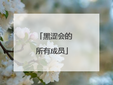 黑涩会的所有成员