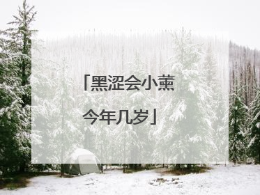 黑涩会小薰今年几岁