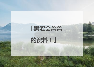 黑涩会蔷蔷的资料！