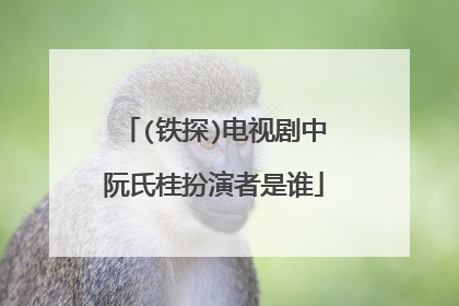 (铁探)电视剧中阮氏桂扮演者是谁